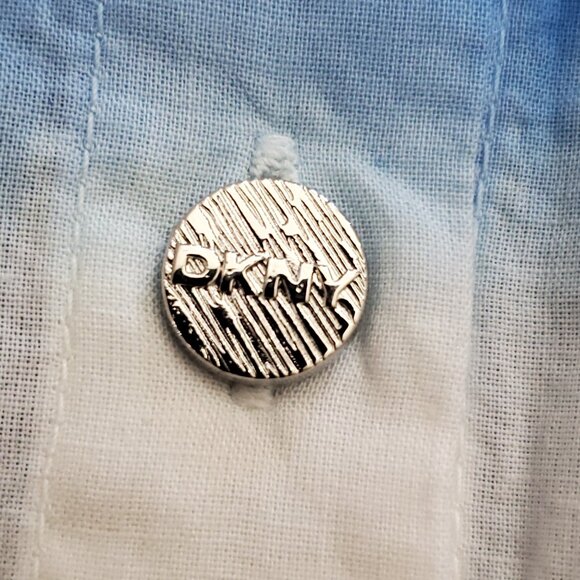 DKNY Women's Long-Sleeve Tie Dye Button-Front Shirt Size Large - Picture 10 of 12